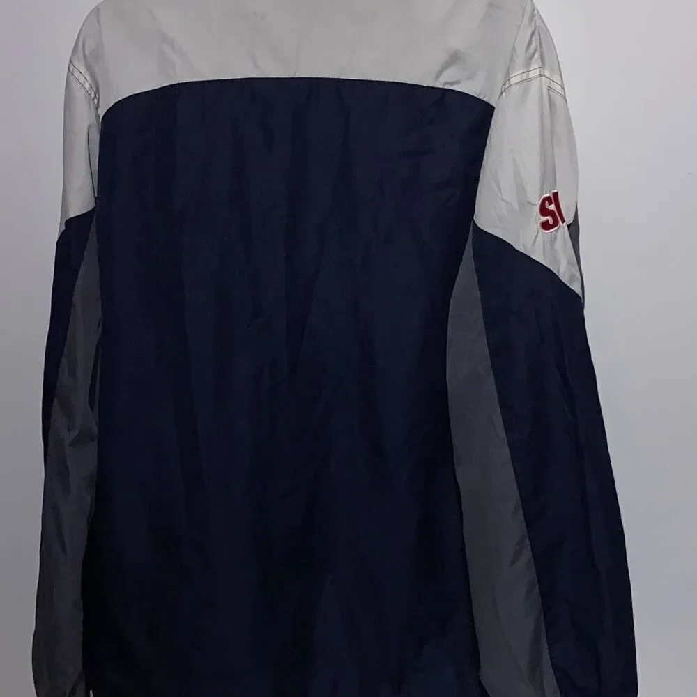 NFL Team‎ Apparel Reebok Men's Long-Sleeve Blue Windbreaker Jacket Extra Large